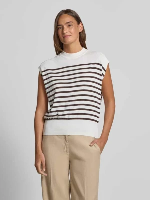 Koszulka z dzianiny z mieszanka jedwabiu i bawełny z okrągłym dekoltem Windsor