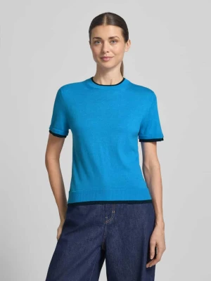 Koszulka z dzianiny z mieszanka lnu w dwa kolory Stefanel