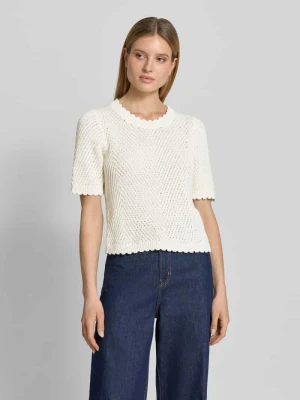 Koszulka z dzianiny z rękaw o dł. 1/2 model 'Carla' MbyM