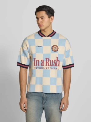 Koszulka z dzianiny z wyhaftowanym logo model 'Victory' PROHIBITED