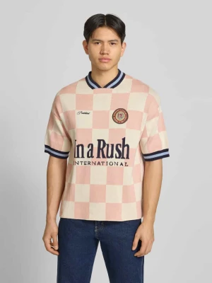 Koszulka z dzianiny z wyhaftowanym logo model 'Victory' PROHIBITED