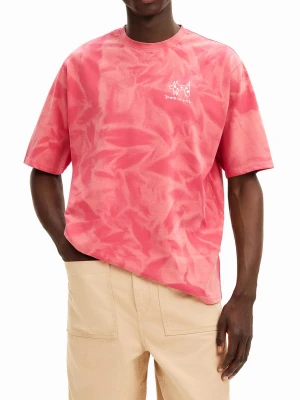 Koszulka z efektem cieniowania z nadrukiem Desigual