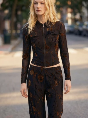 Koszulka z flokowanym zamkiem Desigual