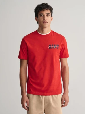 Koszulka z Grafiką Archive Script GANT