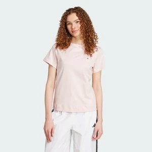 Koszulka z grafiką Cat Patch Adidas Sandy Pink