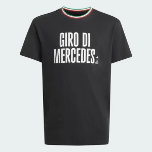 KOSZULKA Z GRAFIKĄ MERCEDES - AMG PETRONAS FORMULA 1 TEAM IMOLA Adidas czarny