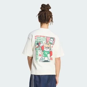 KOSZULKA Z GRAFIKĄ V-DAY HEART BROKEN CAT Adidas