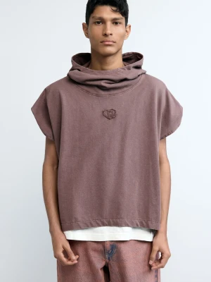 Koszulka z kapturem z logo Desigual