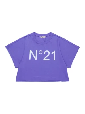 Koszulka z Kontrastującym Logo N21