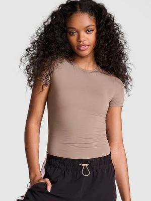 Koszulka z krótkim rękawem Base Stretch Victoria's Secret Brązowy