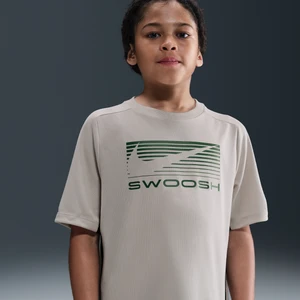 Koszulka z krótkim rękawem dla dużych dzieci (chłopców) Dri-FIT Nike Multi - Brązowy