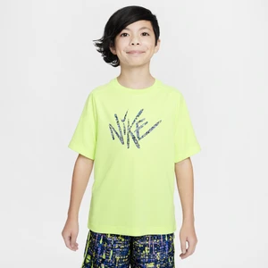 Koszulka z krótkim rękawem dla dużych dzieci (chłopców) Dri-FIT Nike Multi - Żółty