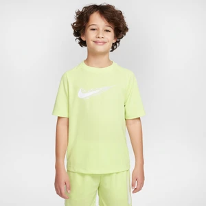 Koszulka z krótkim rękawem dla dużych dzieci (chłopców) Dri-FIT Nike Multi - Żółty