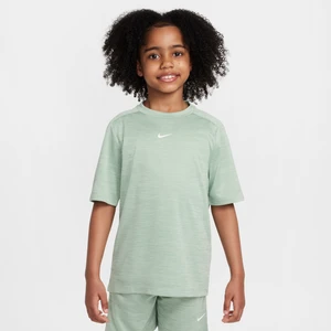 Koszulka z krótkim rękawem dla dużych dzieci Dri-FIT Nike Multi - Zieleń