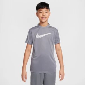 Koszulka z krótkim rękawem dla dużych dzieci Dri-FIT Nike Trophy23 - Szary