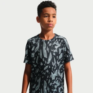 Koszulka z krótkim rękawem dla dzieci Dri-FIT Nike Miler - Czerń