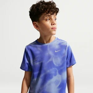 Koszulka z krótkim rękawem dla dzieci Dri-FIT Nike Miler - Niebieski