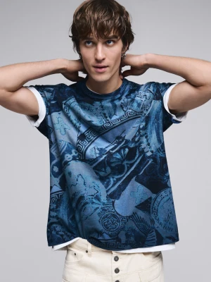 Koszulka z krótkim rękawem mozaika Desigual