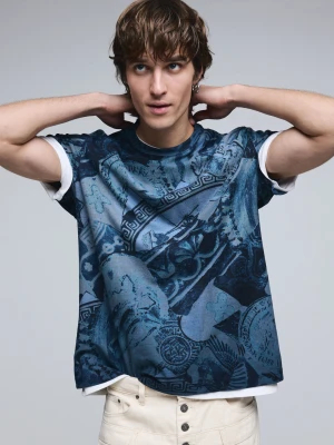 Koszulka z krótkim rękawem mozaika Desigual