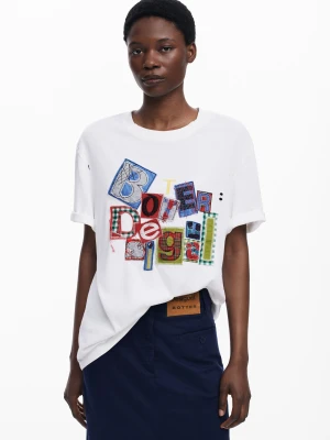 Koszulka z krótkim rękawem patch Botter Desigual