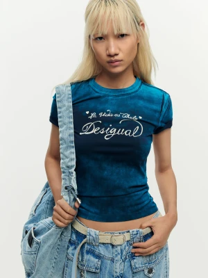 Koszulka z krótkim rękawem z bawełny Desigual