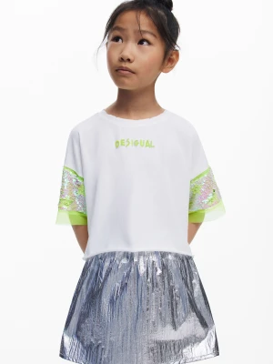 Koszulka z krótkim rękawem z cekinami Desigual