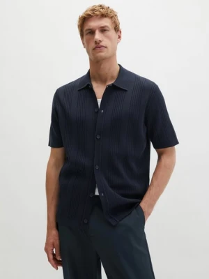 Zdjęcie produktu Koszulka z krótkim rękawem z cienkiej dzianiny DFB Travel Collection Marc O'Polo modrá