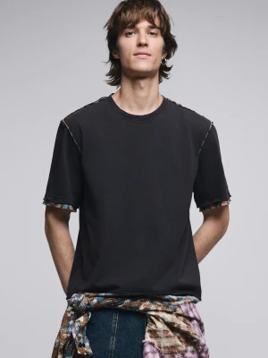 Koszulka z krótkim rękawem z detalami szwów Desigual