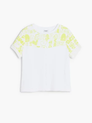 Koszulka z krótkim rękawem z napisami Desigual