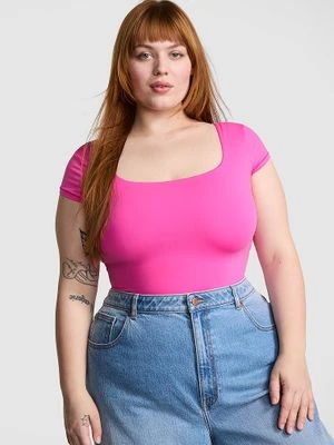 PINK Koszulka z krótkim rękawkiem Base Stretch Victoria's Secret