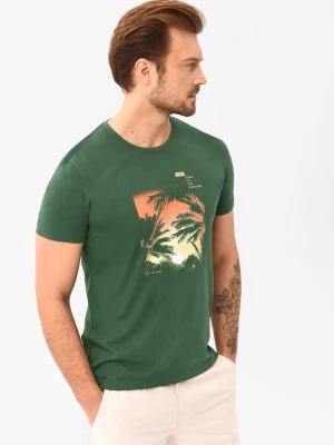 Koszulka z letnim nadrukiem T-ROA Volcano