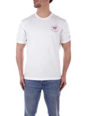Koszulka z Logo Biały Bawełna Saint Barth