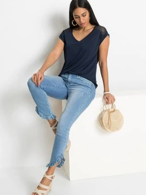 Koszulka z miękkiej mieszanki wiskozy bonprix