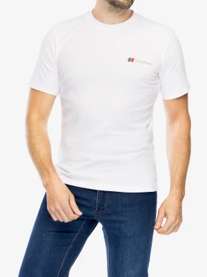 Koszulka z nadrukiem Berghaus Mtn Lineation SS Tee - pure white