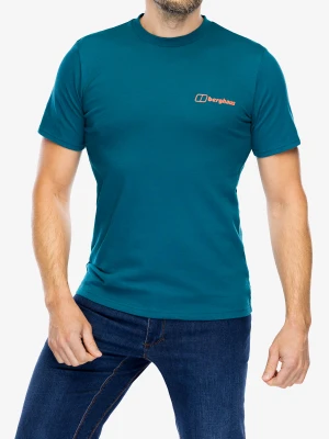 Koszulka z nadrukiem Berghaus Mtn Silhouette SS Tee - deep ocean