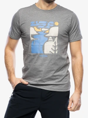 Koszulka z nadrukiem Columbia Sun Trek S/S Graphic Tee - city grey/simple gorge