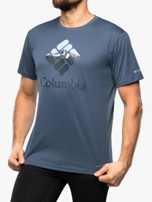 Koszulka z nadrukiem Columbia Zero Ice Cirro-Cool Graphic Tee - mountain/nightscape