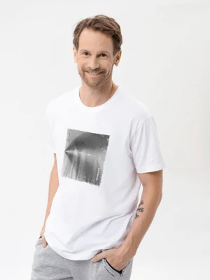 Koszulka z nadrukiem, Comfort Fit, T-VIBES Volcano