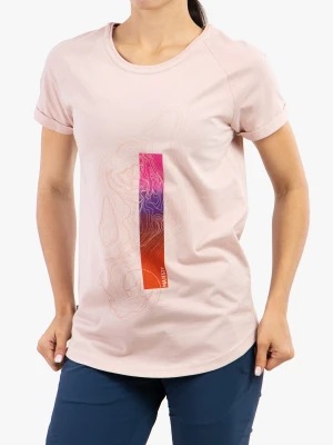 Koszulka z nadrukiem damska Majesty Vadera Lady T-shirt - pink