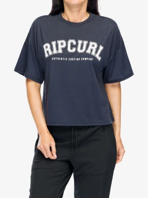 Koszulka z nadrukiem damska Rip Curl RSS Crop Tee - navy