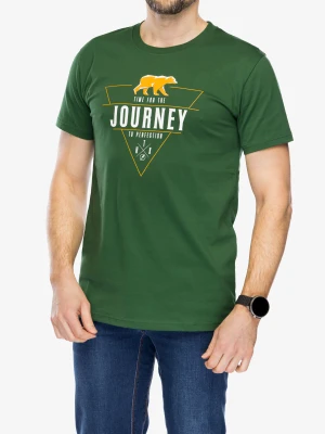 Koszulka z nadrukiem Helikon-Tex T-Shirt Journey to Perfection - monstera green