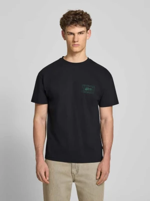 Koszulka z nadrukiem logo, krój regular fit BLKVIS