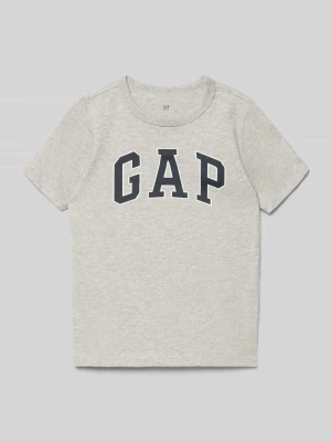 Koszulka z nadrukiem logo, krój regular fit GAP