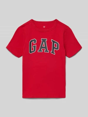 Koszulka z nadrukiem logo, krój regular fit GAP