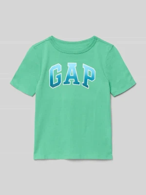 Koszulka z nadrukiem logo, krój regular fit GAP