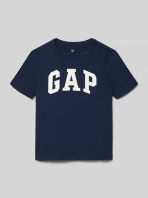 Koszulka z nadrukiem logo, krój regular fit GAP