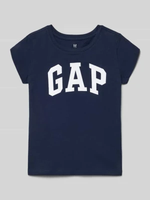 Koszulka z nadrukiem logo, krój regular fit GAP