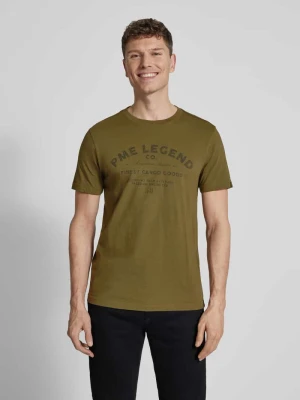 Koszulka z nadrukiem logo, krój regular fit PME Legend