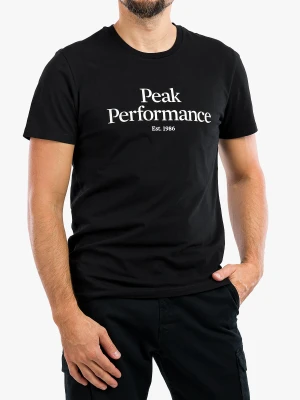 Koszulka z nadrukiem Peak Performance Original Tee - black