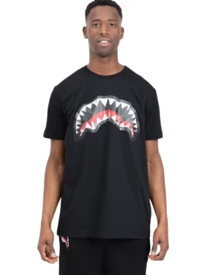 Koszulka z nadrukiem pyska rekina Sprayground